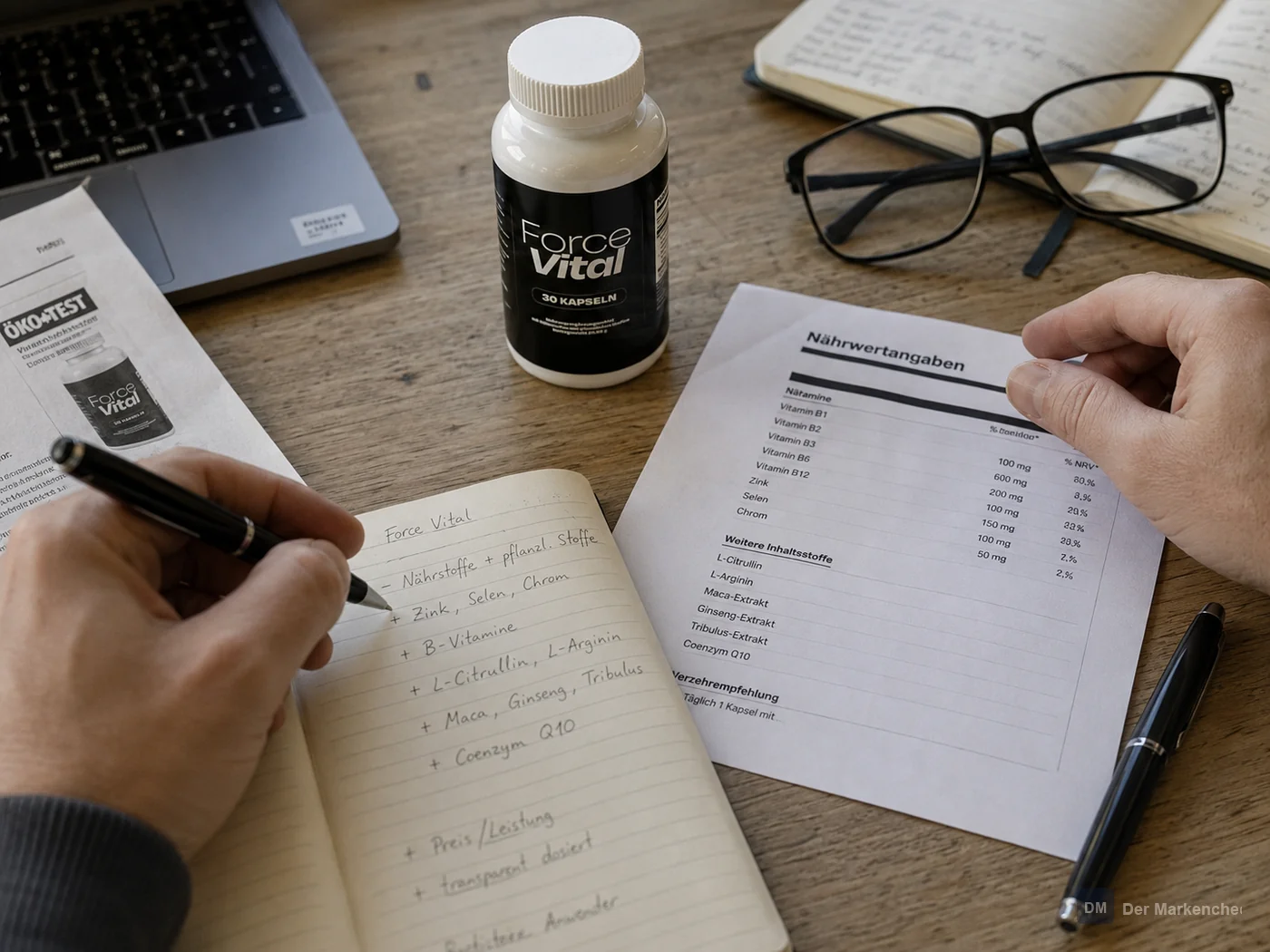 ForceVital Analyse – Deklaration und Inhaltsstoffe im redaktionellen Check