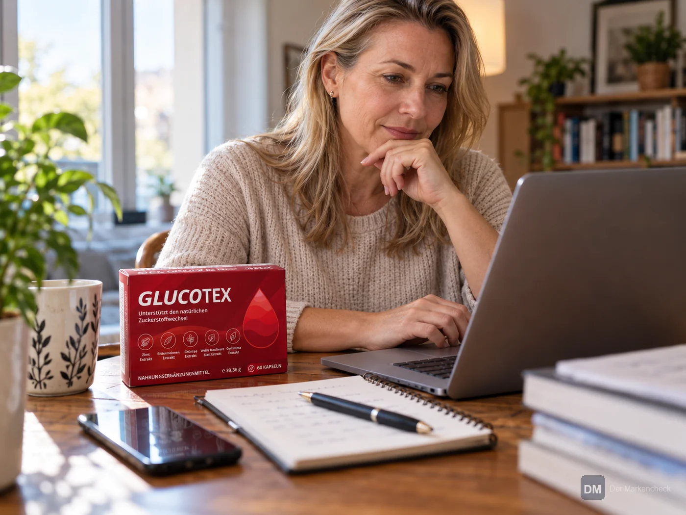 Glucotex bei der Recherche zu Erfahrungen und Bewertungen